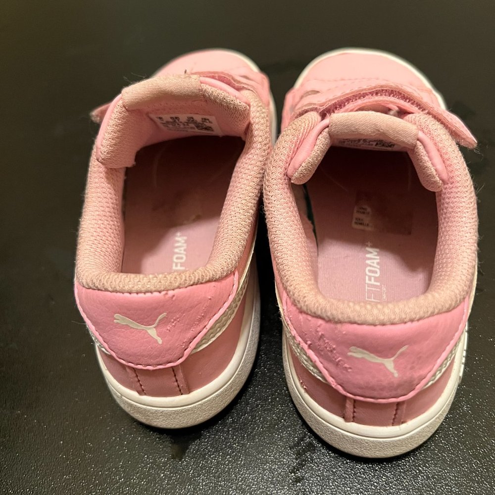Puma size 10C pink sneakers - Picture 7 of 11